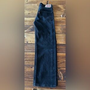 Vintage Levi's 550 Women's Black Relaxed Fit Jeans Size 26x26